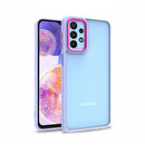 Galaxy A23 Kılıf Zore Flora Kapak Lila
