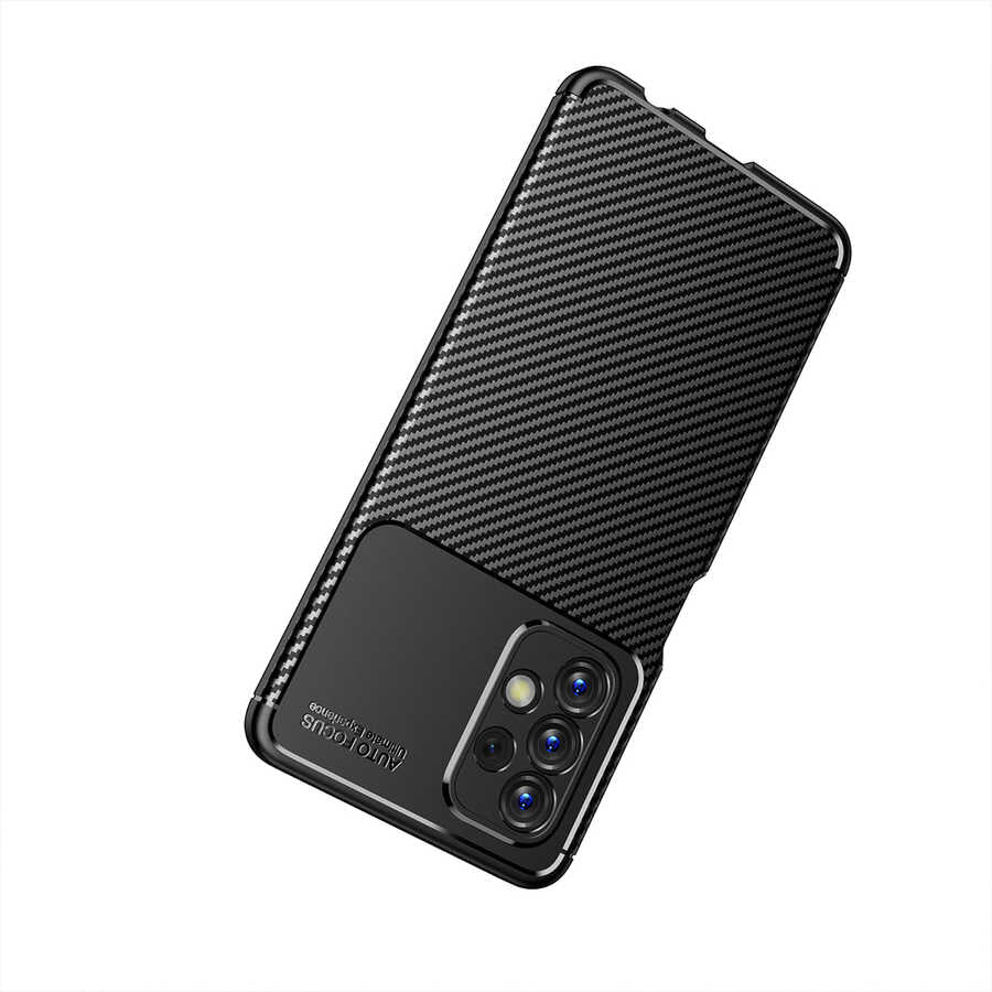 Galaxy A23 Kılıf Zore Negro Silikon Kapak Siyah