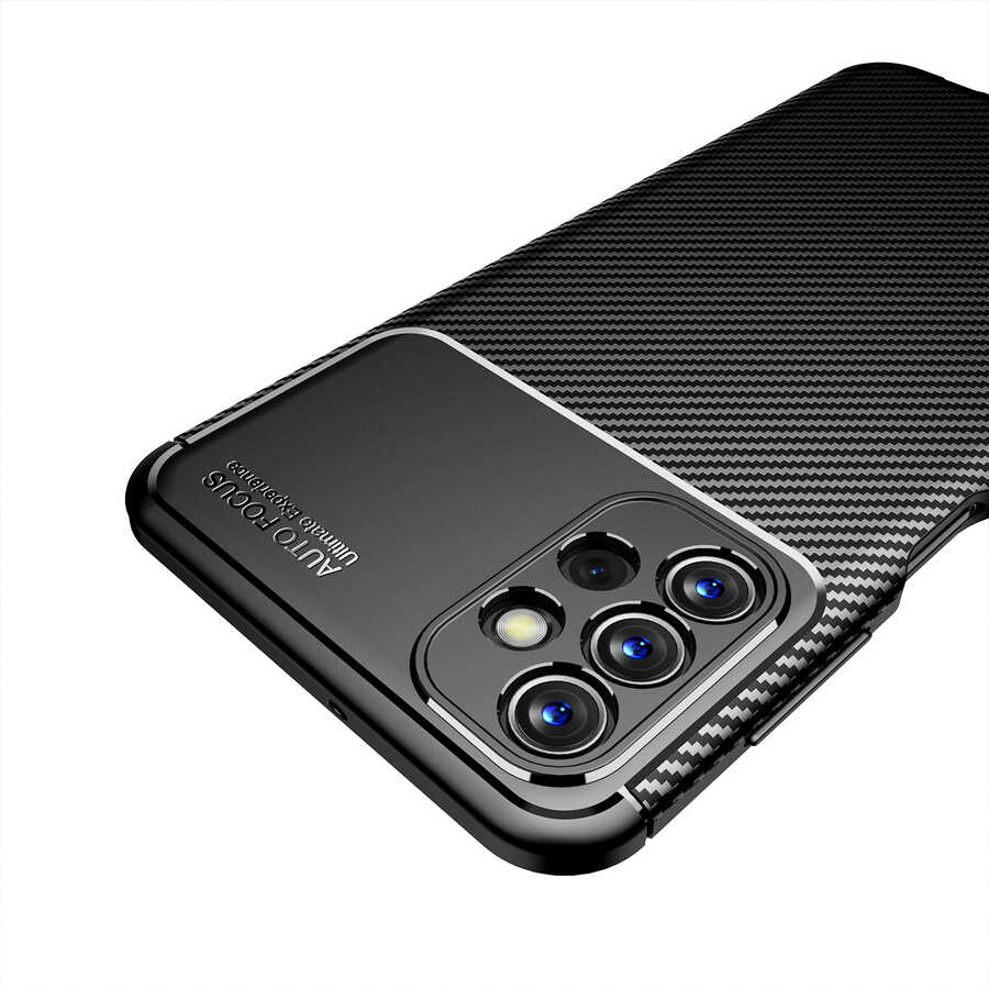 Galaxy A23 Kılıf Zore Negro Silikon Kapak Siyah