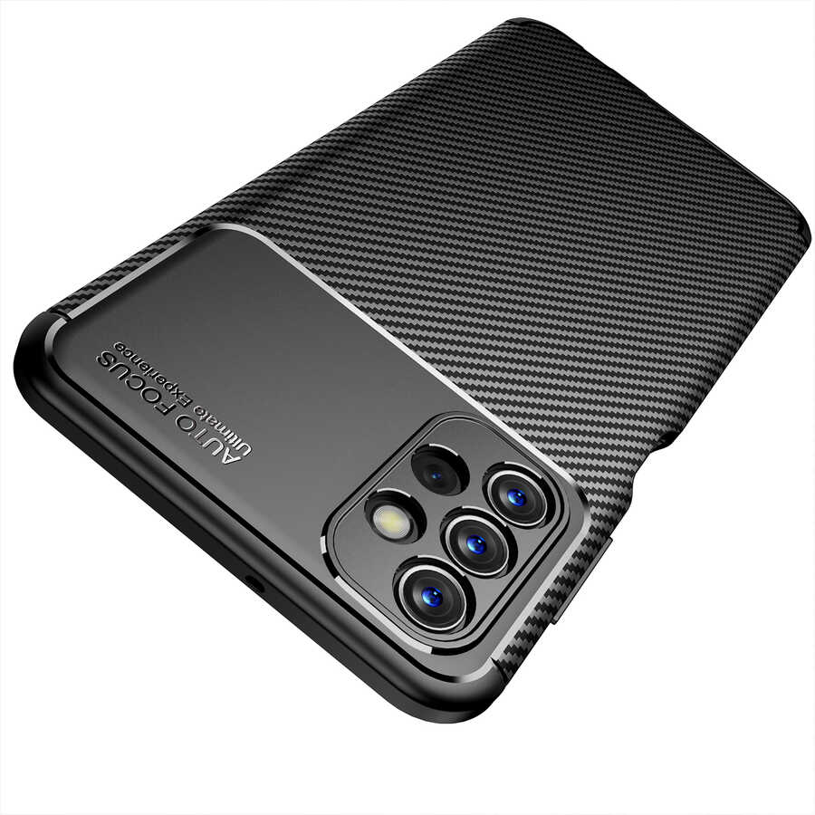 Galaxy A23 Kılıf Zore Negro Silikon Kapak Siyah