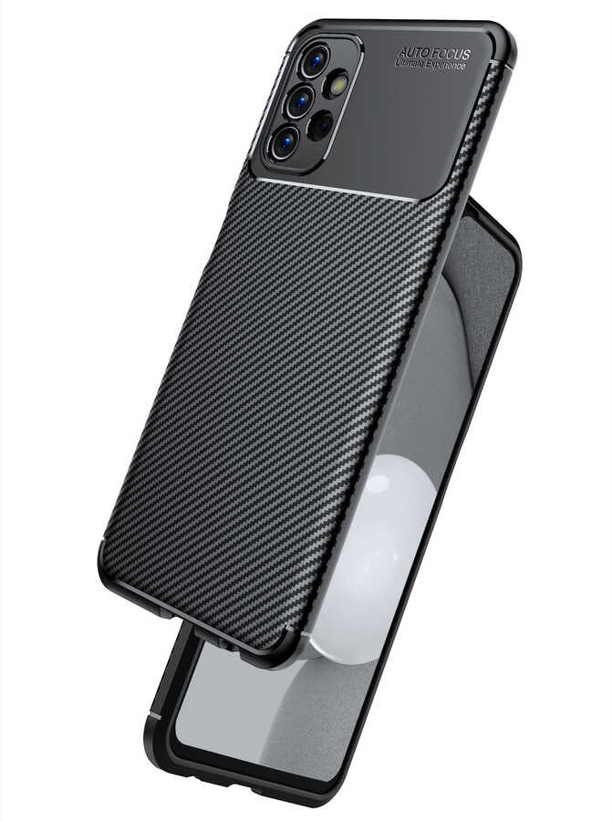 Galaxy A23 Kılıf Zore Negro Silikon Kapak Siyah