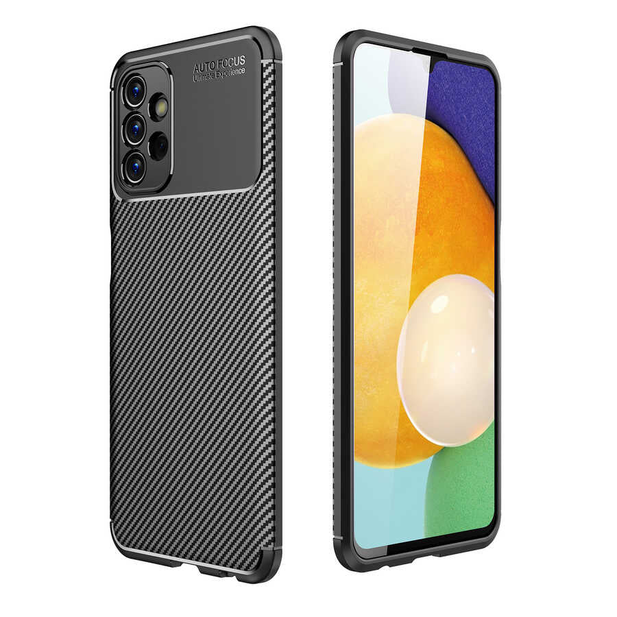 Galaxy A23 Kılıf Zore Negro Silikon Kapak Siyah