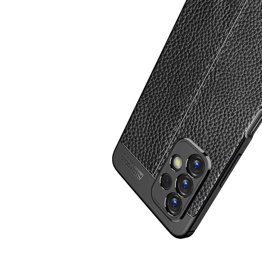 Galaxy A23 Kılıf Zore Niss Silikon Kapak Siyah