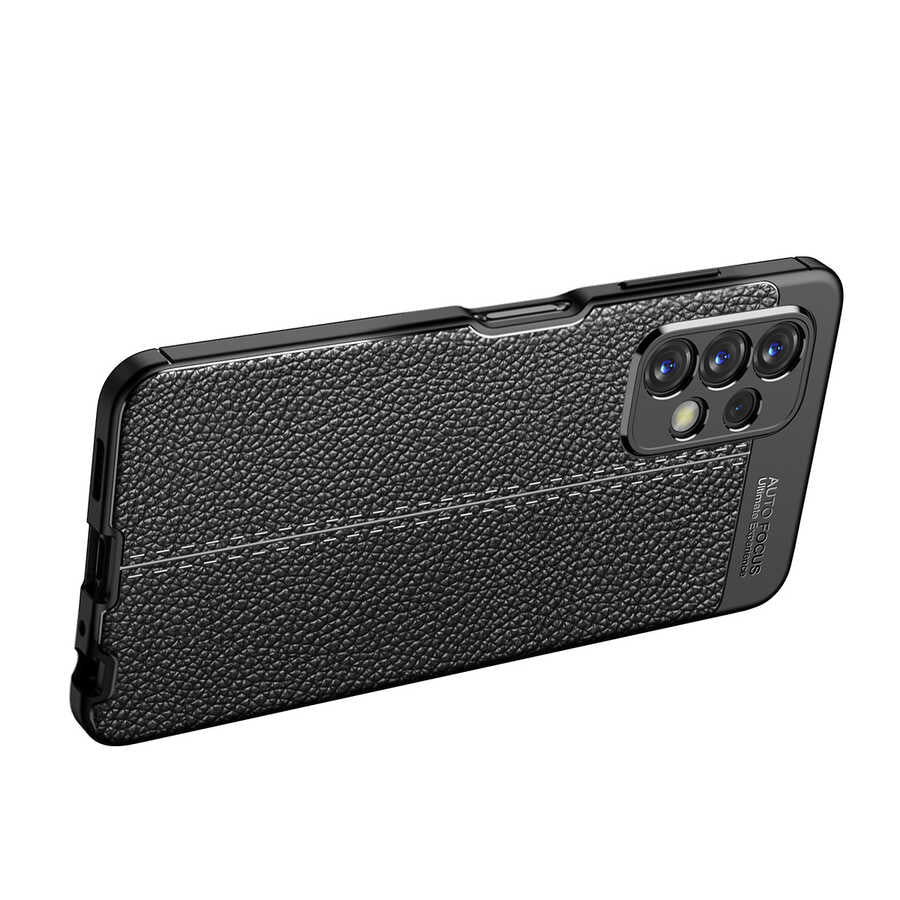 Galaxy A23 Kılıf Zore Niss Silikon Kapak Siyah