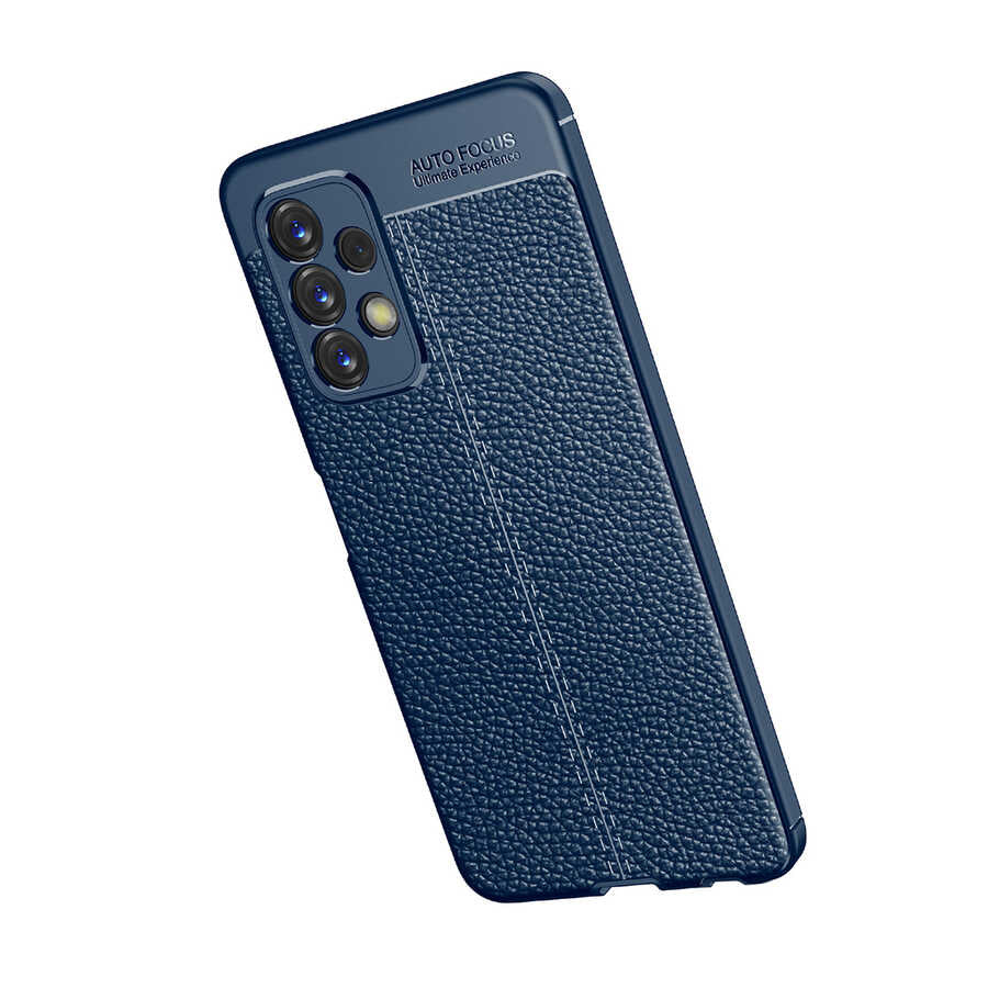 Galaxy A23 Kılıf Zore Niss Silikon Kapak Lacivert