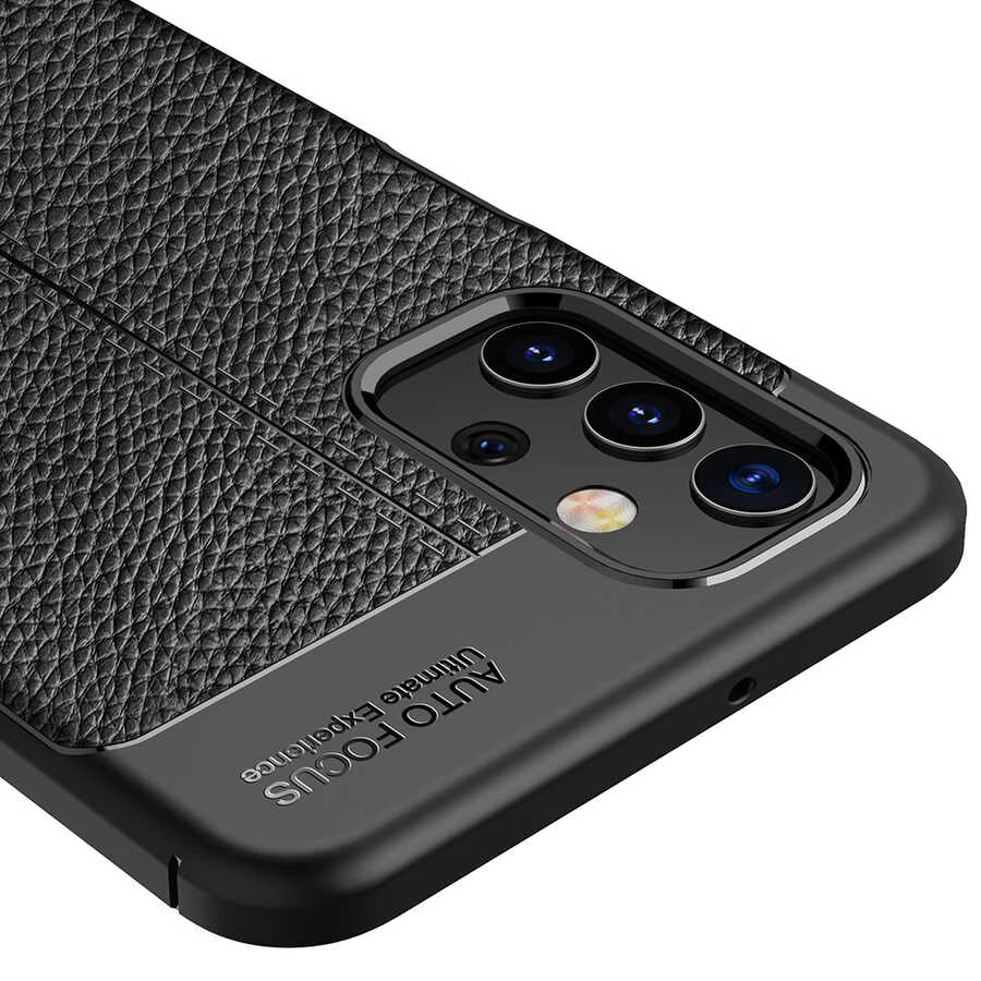 Galaxy A23 Kılıf Zore Niss Silikon Kapak Siyah