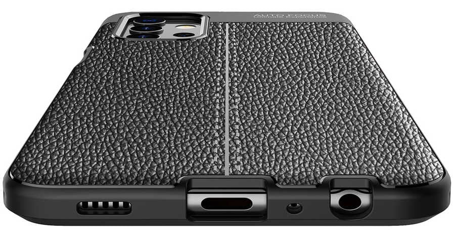 Galaxy A23 Kılıf Zore Niss Silikon Kapak Siyah