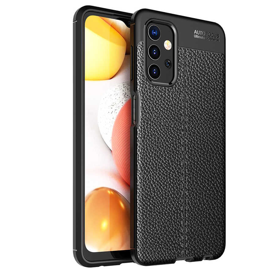 Galaxy A23 Kılıf Zore Niss Silikon Kapak Siyah