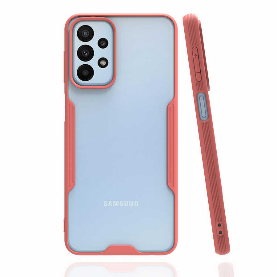Galaxy A23 Kılıf Zore Parfe Kapak Lacivert