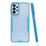 Galaxy A23 Kılıf Zore Parfe Kapak Mavi