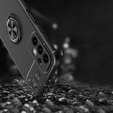 Galaxy A23 Kılıf Zore Ravel Silikon Kapak Siyah-Mavi