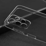 Galaxy A23 Kılıf Zore Süper Silikon Kapak Renksiz