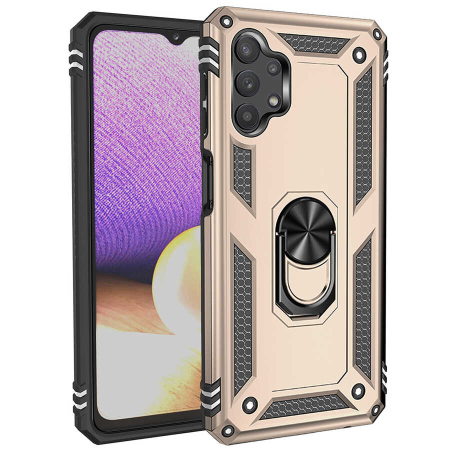 Galaxy A23 Kılıf Zore Vega Kapak Siyah