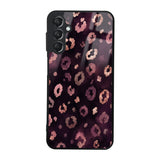 Galaxy A24 Kılıf Kamera Korumalı Desenli Zore Lusi Kapak Pembe Leopar