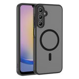 Galaxy A24 Kılıf M-safe Şarj Özellikli Zore Babet Kapak Siyah