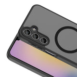 Galaxy A24 Kılıf M-safe Şarj Özellikli Zore Babet Kapak Siyah