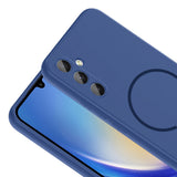 Galaxy A24 Kılıf M-safe Şarj Özellikli Zore Meta Kapak Siyah