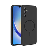 Galaxy A24 Kılıf M-safe Şarj Özellikli Zore Meta Kapak Siyah