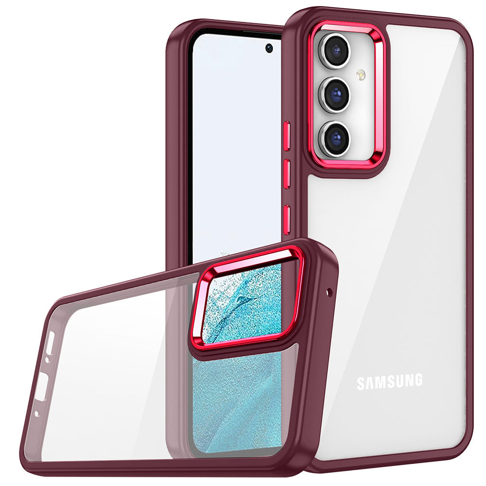 Galaxy A24 Kılıf Zore Flora Kapak Lila
