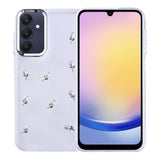 Galaxy A25 Kılıf Airbag Tasarımlı Simli Şeffaf Zore Kutup Kapak Lale