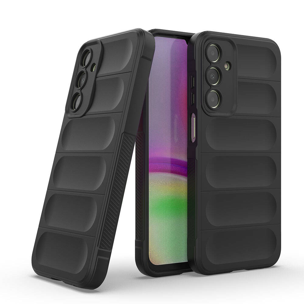 Galaxy A25 Kılıf Esnek TPU Oyuklu Arka Yüzey Tasarımlı Zore Etnik Silikon Kapak Kırmızı