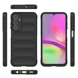 Galaxy A25 Kılıf Esnek TPU Oyuklu Arka Yüzey Tasarımlı Zore Etnik Silikon Kapak Lacivert