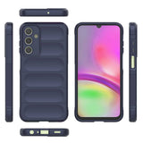 Galaxy A25 Kılıf Esnek TPU Oyuklu Arka Yüzey Tasarımlı Zore Etnik Silikon Kapak Koyu Yeşil