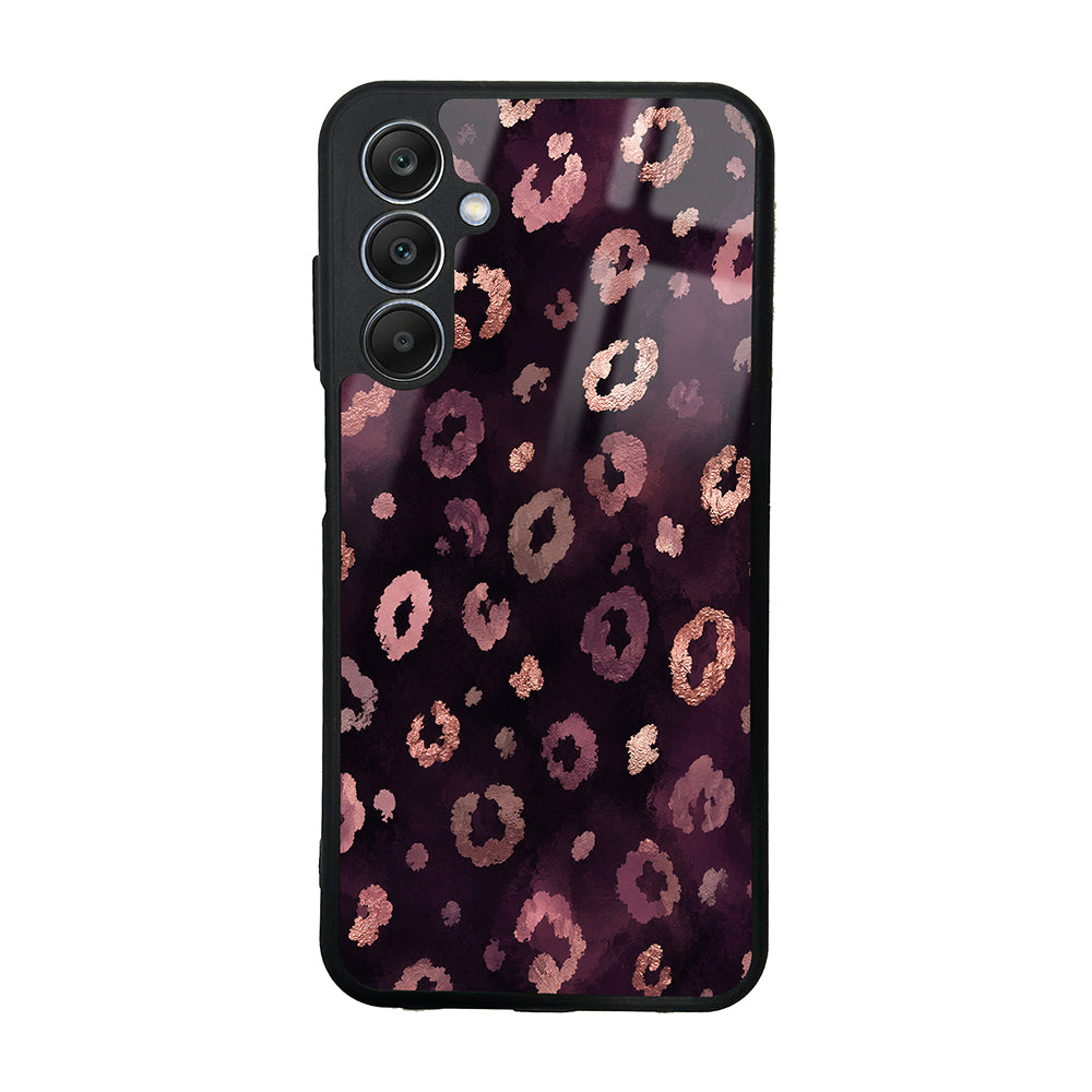 Galaxy A25 Kılıf Kamera Korumalı Desenli Zore Lusi Kapak Pembe Leopar