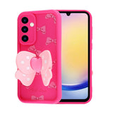 Galaxy A25 Kılıf Kamera Korumalı Figür Tasarımlı Zore Kapya Kapak Koyu Kahve