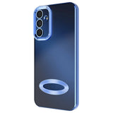 Galaxy A25 Kılıf Kamera Korumalı Logo Gösteren Zore Omega Kapak Rose Gold