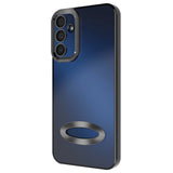 Galaxy A25 Kılıf Kamera Korumalı Logo Gösteren Zore Omega Kapak Derin Mor