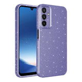 Galaxy A25 Kılıf Kamera Korumalı Simli Lüks Zore Koton Kapak Pembe