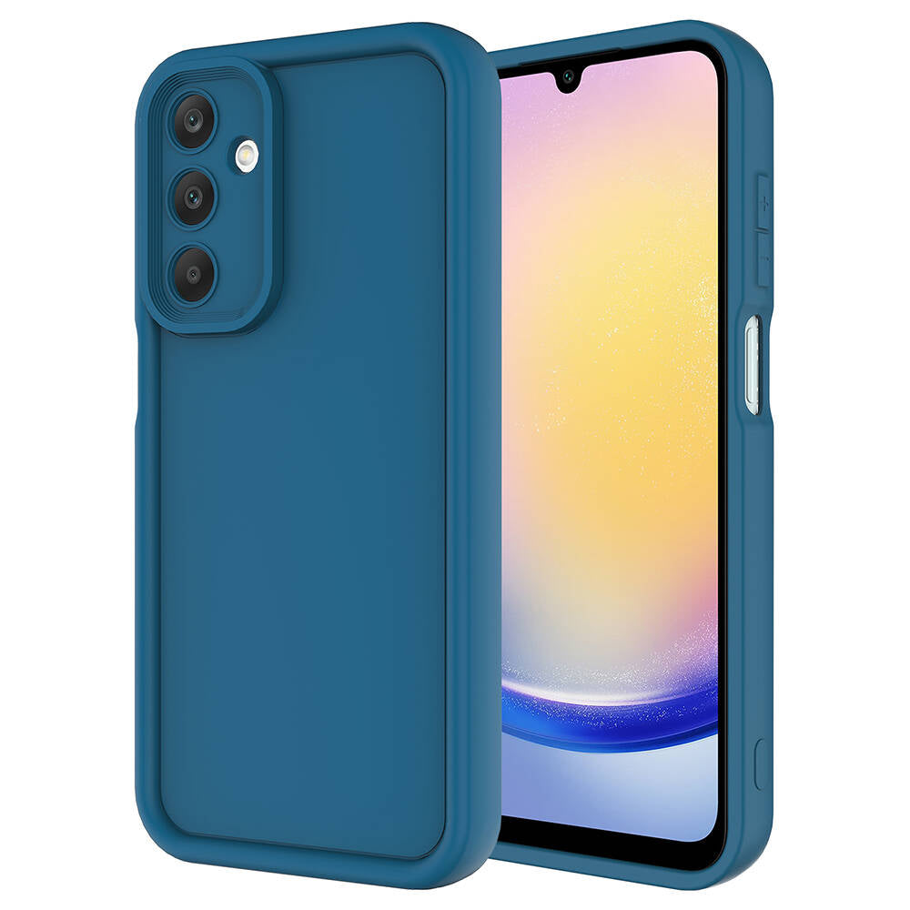 Galaxy A25 Kılıf Kamera Korumalı Zore Ananas Kapak Pembe Koyu