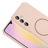 Galaxy A25 Kılıf M-safe Şarj Özellikli Zore Meta Kapak Lacivert