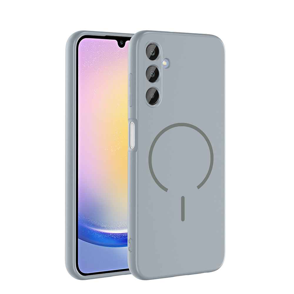 Galaxy A25 Kılıf M-safe Şarj Özellikli Zore Meta Kapak Rose Pembe