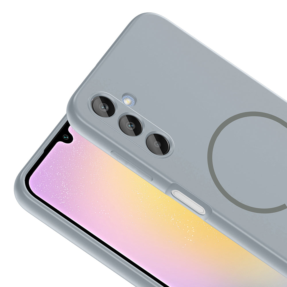 Galaxy A25 Kılıf M-safe Şarj Özellikli Zore Meta Kapak Siyah