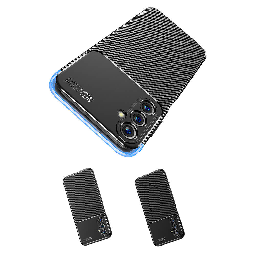 Galaxy A25 Kılıf Zore Negro Silikon Kapak Siyah