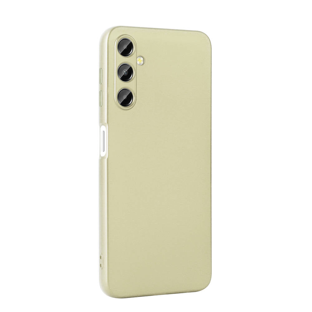 Galaxy A25 Kılıf Zore Premier Silikon Kapak Gold