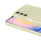 Galaxy A25 Kılıf Zore Premier Silikon Kapak Gold