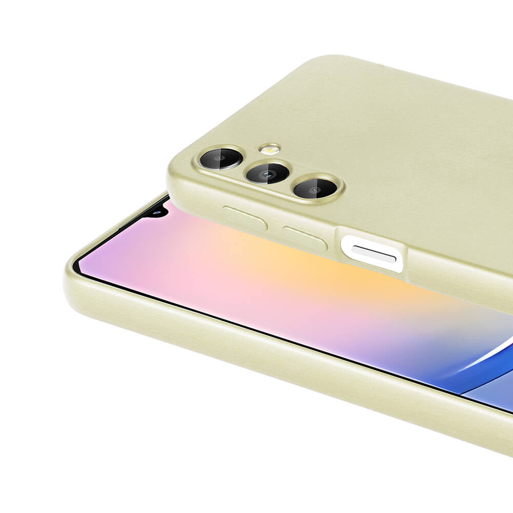 Galaxy A25 Kılıf Zore Premier Silikon Kapak Gold