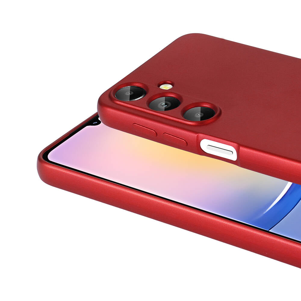 Galaxy A25 Kılıf Zore Premier Silikon Kapak Mürdüm