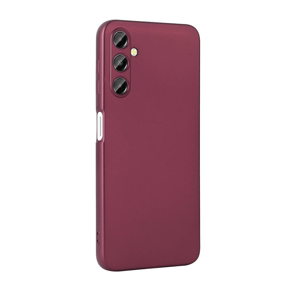 Galaxy A25 Kılıf Zore Premier Silikon Kapak Mürdüm