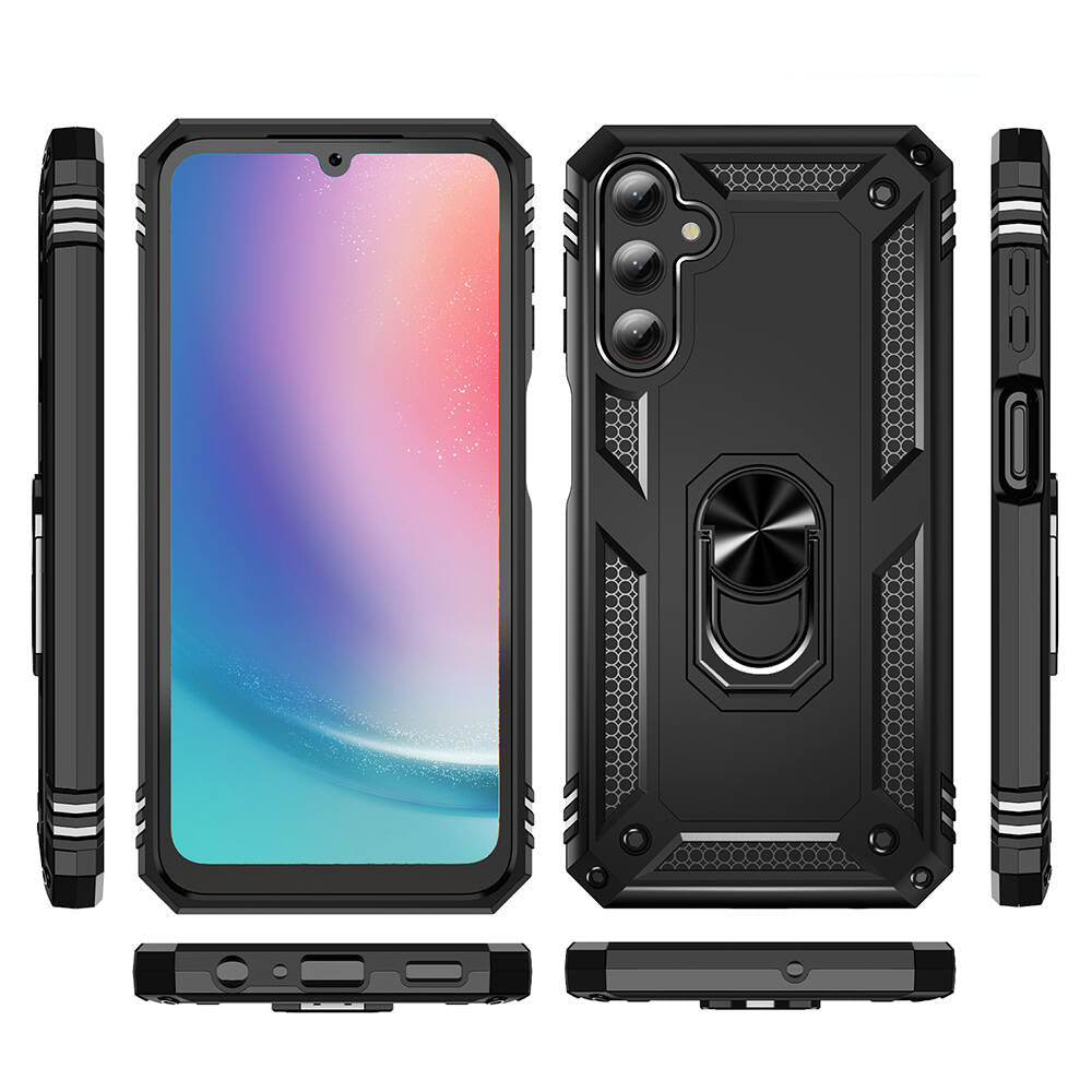 Galaxy A25 Kılıf Zore Vega Kapak Siyah