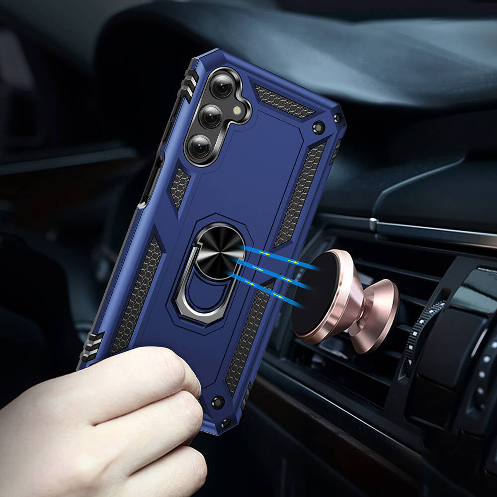 Galaxy A25 Kılıf Zore Vega Kapak Mavi