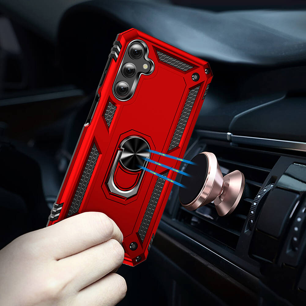 Galaxy A25 Kılıf Zore Vega Kapak Siyah