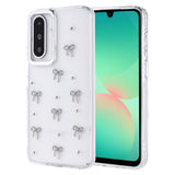 Galaxy A26 Kılıf Airbag Tasarımlı Simli Şeffaf Zore Kutup Kapak Fiyonk