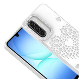 Galaxy A26 Kılıf Damla Taşlı Zore Rivas Sert PC Kapak Beyaz