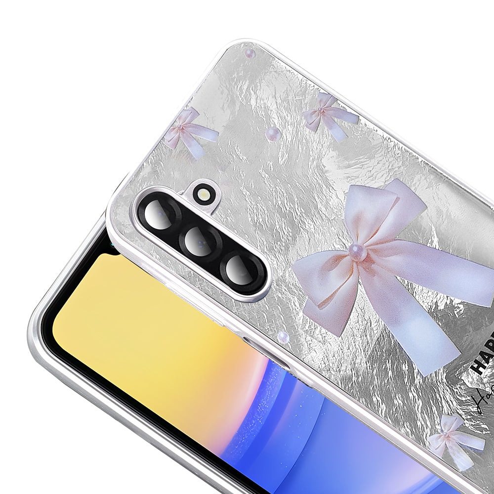 Galaxy A26 Kılıf Desenli Zore Mep Kapak Gri Leopar