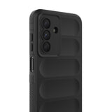 Galaxy A26 Kılıf Esnek TPU Oyuklu Arka Yüzey Tasarımlı Etnik Silikon Kapak Koyu Yeşil