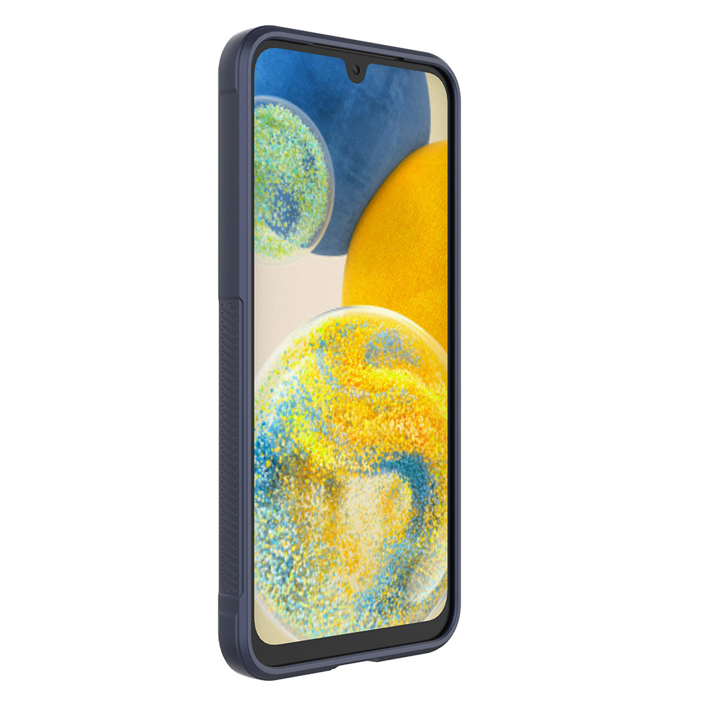 Galaxy A26 Kılıf Esnek TPU Oyuklu Arka Yüzey Tasarımlı Etnik Silikon Kapak Koyu Yeşil
